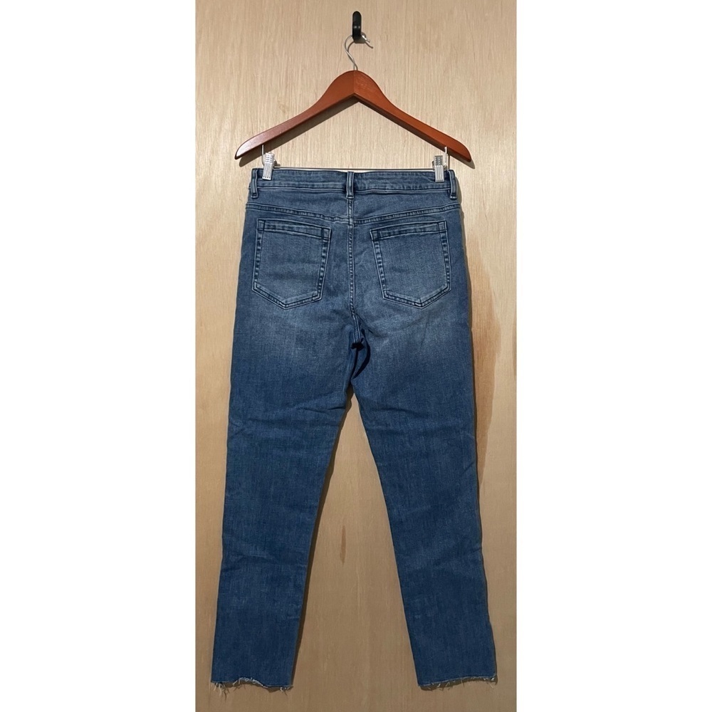 Vince Camuto High Rise Button Fly Jeans Denim Blue - Picture 4 of 7